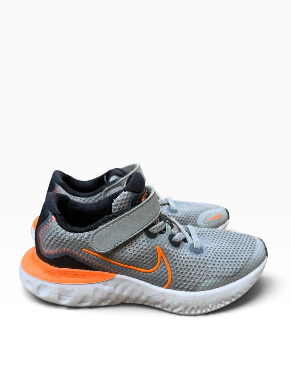Nike Renew Gray Orange Running & Training Sneakers